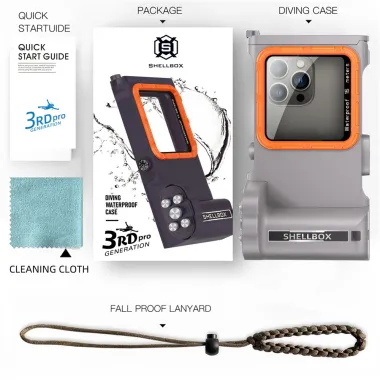 Caisson Étanche de Plongée Universel - IP68, 15 Mètres, Compatible Bluetooth