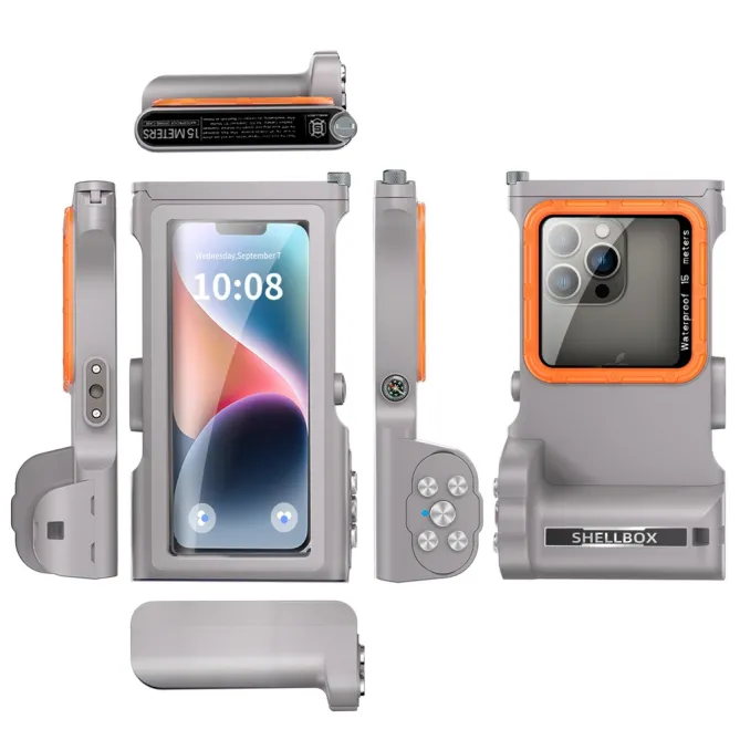 Caisson Étanche de Plongée Universel - IP68, 15 Mètres, Compatible Bluetooth