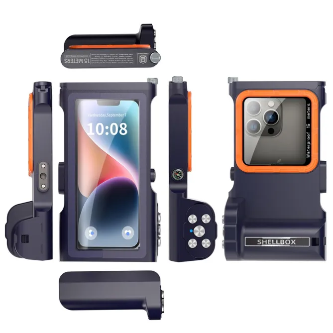 Caisson Étanche de Plongée Universel - IP68, 15 Mètres, Compatible Bluetooth