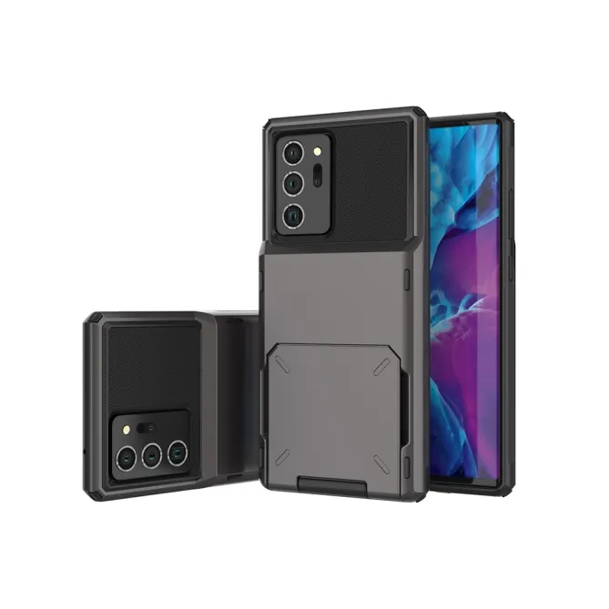 Coque Samsung Galaxy Note 20 Ultra Porte-Cartes à Volet Rabattable
