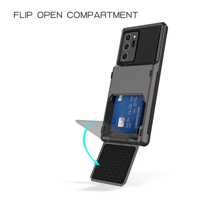 Coque Samsung Galaxy Note 20 Ultra Porte-Cartes à Volet Rabattable