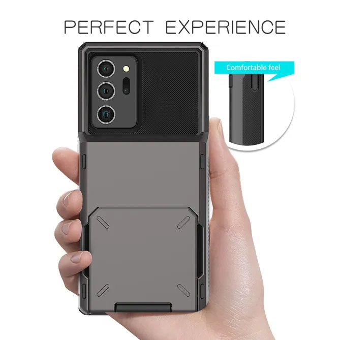 Coque Samsung Galaxy Note 20 Ultra Porte-Cartes à Volet Rabattable