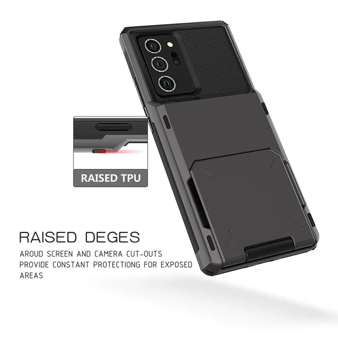 Coque Samsung Galaxy Note 20 Ultra Porte-Cartes à Volet Rabattable