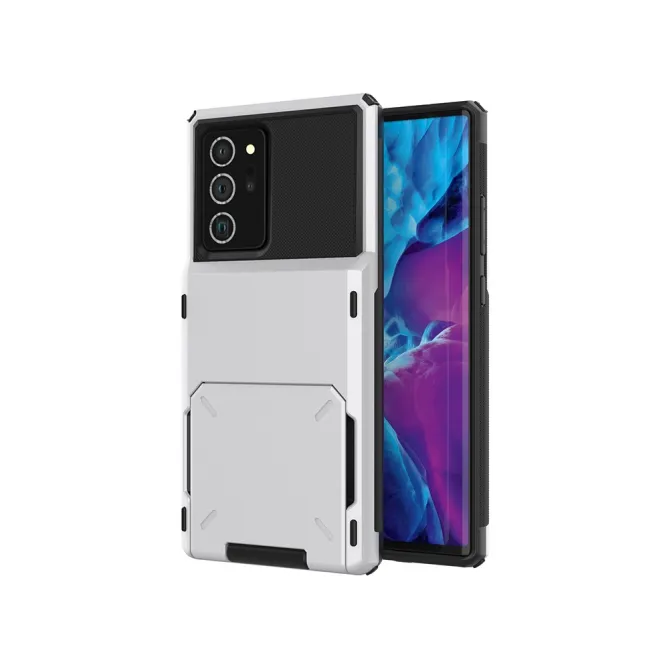 Coque Samsung Galaxy Note 20 Ultra Porte-Cartes à Volet Rabattable