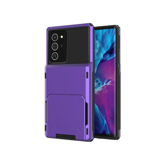 Coque Samsung Galaxy Note 20 Ultra Porte-Cartes à Volet Rabattable
