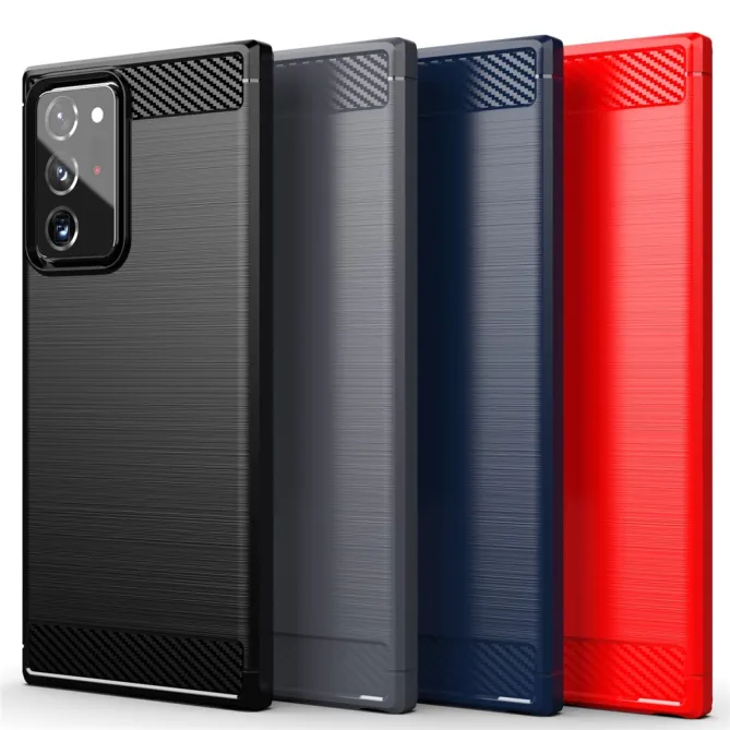 Coque Samsung Galaxy Note 20 Ultra effet brossé silicone