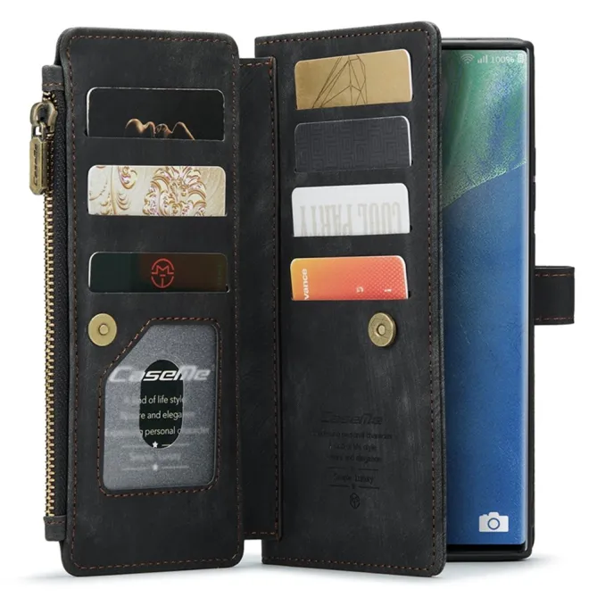Étui Portefeuille Samsung Galaxy Note 20 Ultra C30 Zip et Multi Rangements