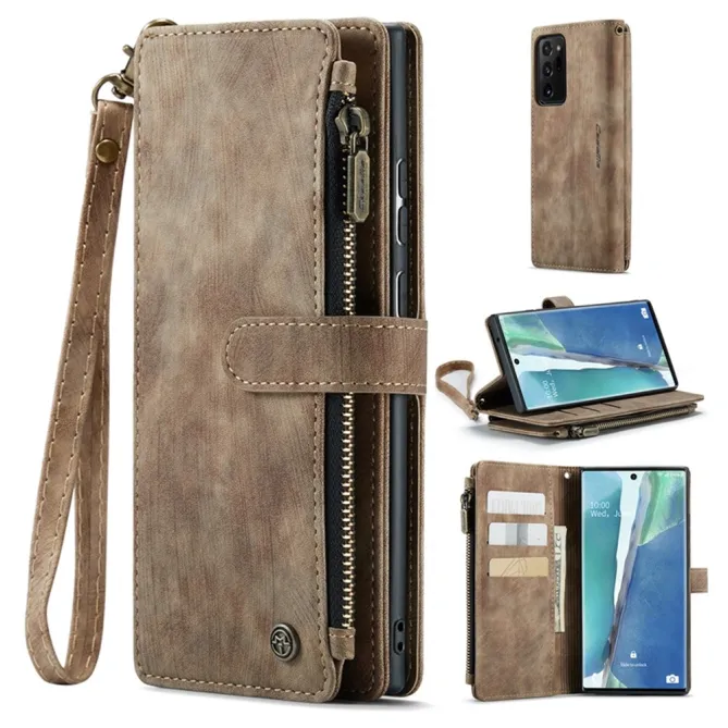 Étui Portefeuille Samsung Galaxy Note 20 Ultra C30 Zip et Multi Rangements