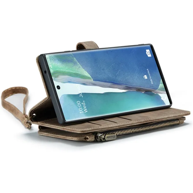 Étui Portefeuille Samsung Galaxy Note 20 Ultra C30 Zip et Multi Rangements
