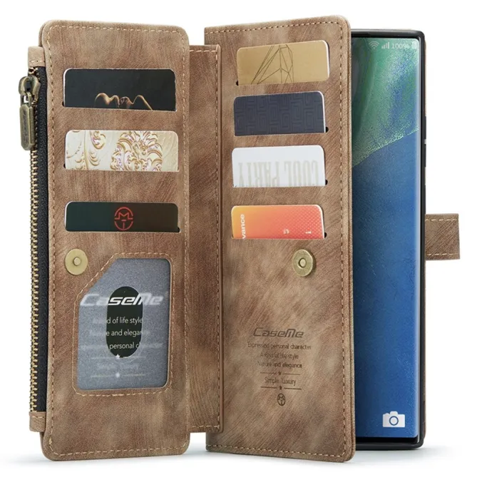 Étui Portefeuille Samsung Galaxy Note 20 Ultra C30 Zip et Multi Rangements