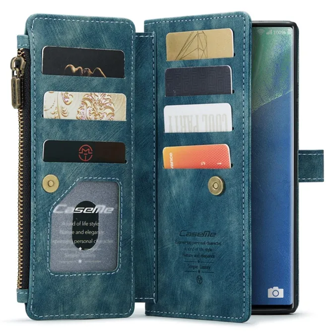 Étui Portefeuille Samsung Galaxy Note 20 Ultra C30 Zip et Multi Rangements