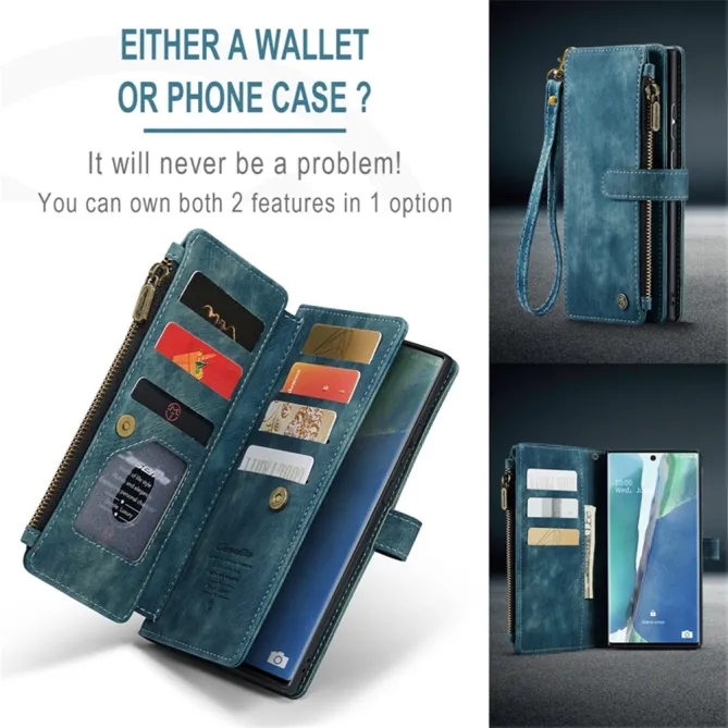 Étui Portefeuille Samsung Galaxy Note 20 Ultra C30 Zip et Multi Rangements