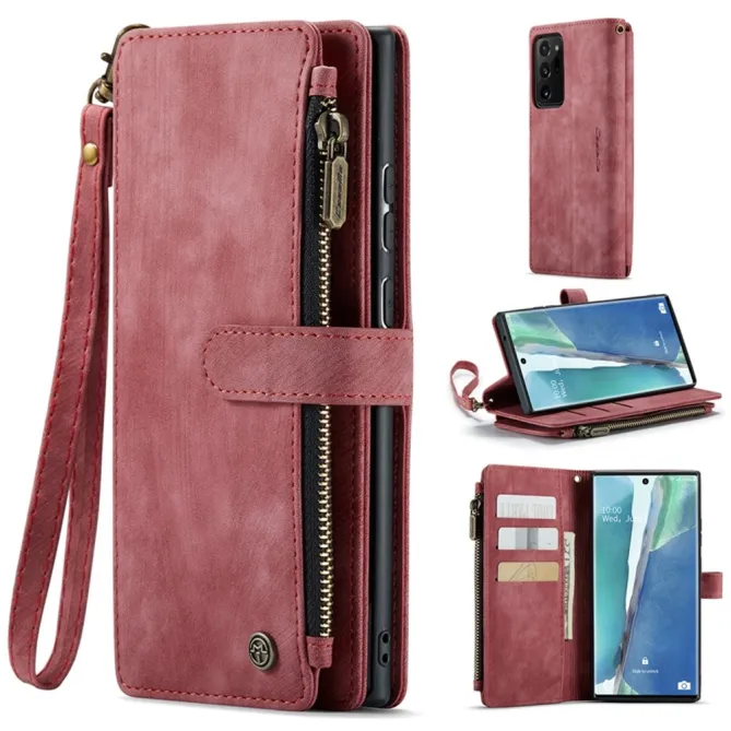 Étui Portefeuille Samsung Galaxy Note 20 Ultra C30 Zip et Multi Rangements