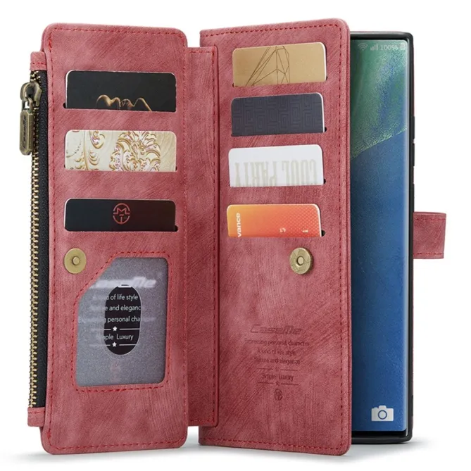 Étui Portefeuille Samsung Galaxy Note 20 Ultra C30 Zip et Multi Rangements