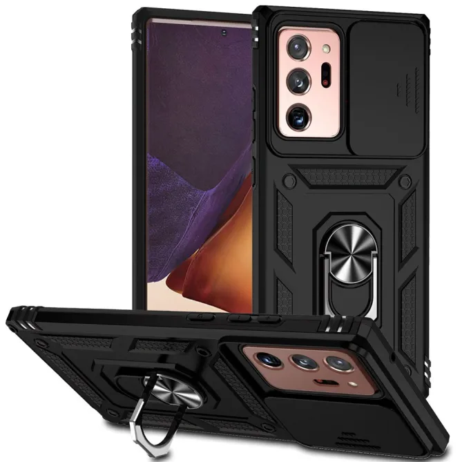 Coque Samsung Galaxy Note 20 Ultra Support Rotatif et Volet de Confidentialité