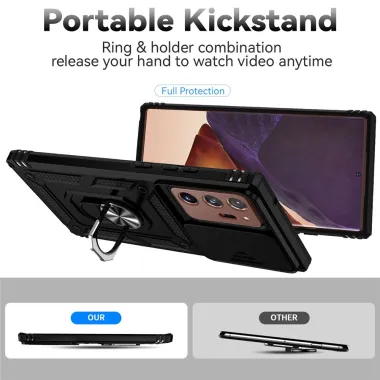 Coque Samsung Galaxy Note 20 Ultra Support Rotatif et Volet de Confidentialité
