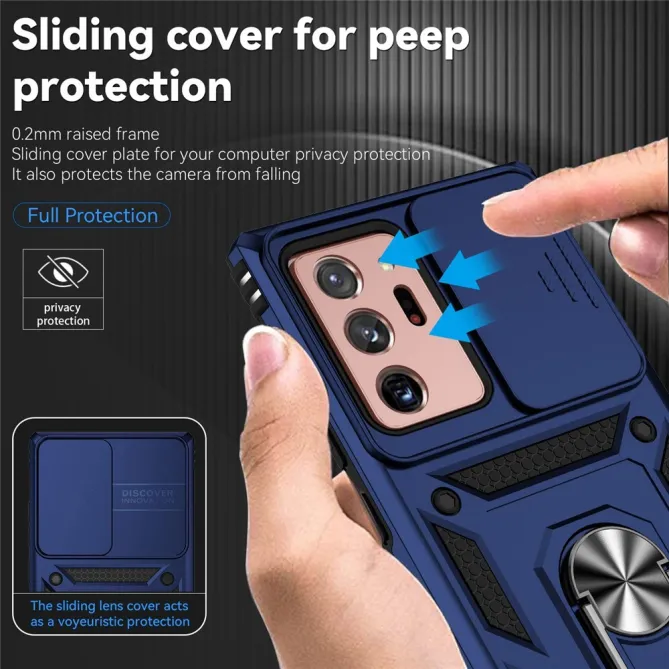 Coque Samsung Galaxy Note 20 Ultra Support Rotatif et Volet de Confidentialité