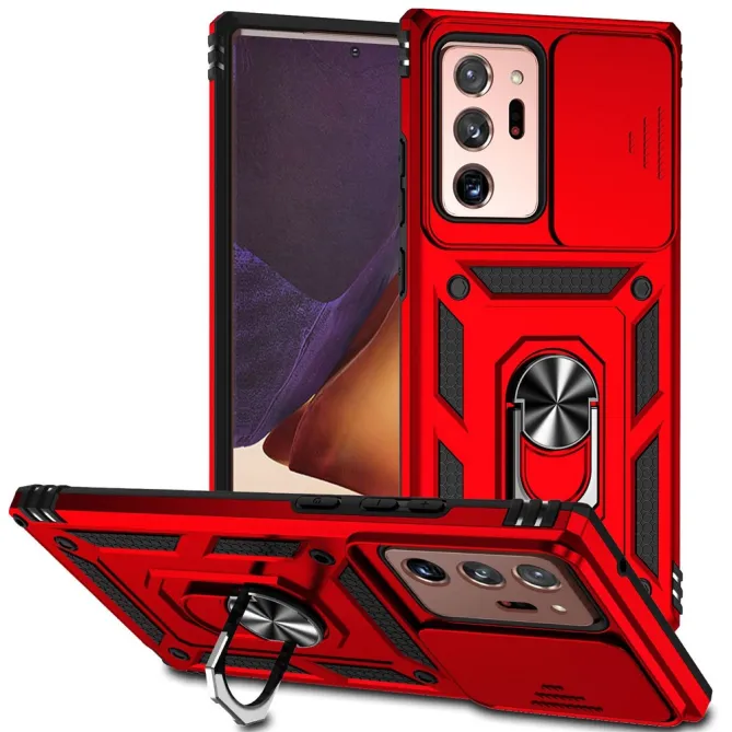 Coque Samsung Galaxy Note 20 Ultra Support Rotatif et Volet de Confidentialité