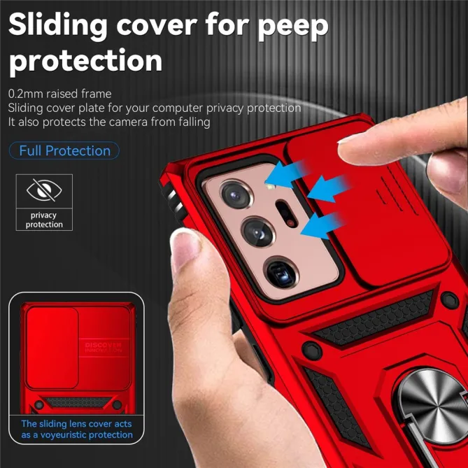 Coque Samsung Galaxy Note 20 Ultra Support Rotatif et Volet de Confidentialité