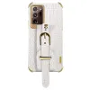 Coque Samsung Galaxy Note 20 Ultra Effet Croco avec Sangle Poignet