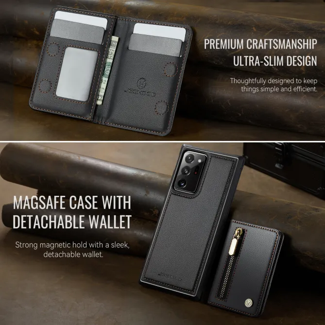 Coque Samsung Galaxy Note 20 Ultra Portefeuille Zippé MagSafe J12
