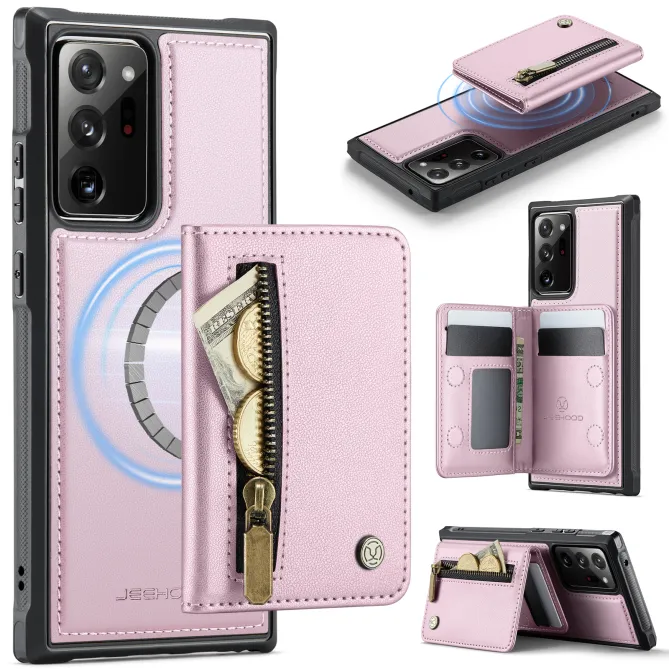 Coque Samsung Galaxy Note 20 Ultra Portefeuille Zippé MagSafe J12