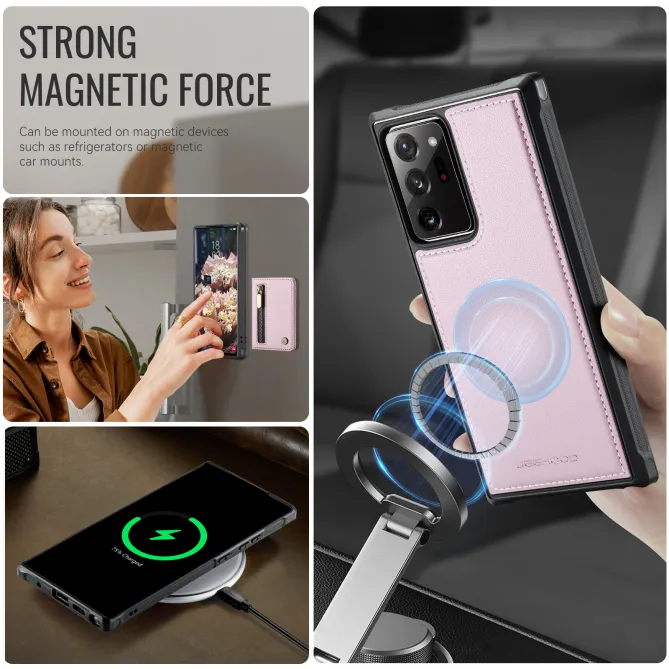 Coque Samsung Galaxy Note 20 Ultra Portefeuille Zippé MagSafe J12