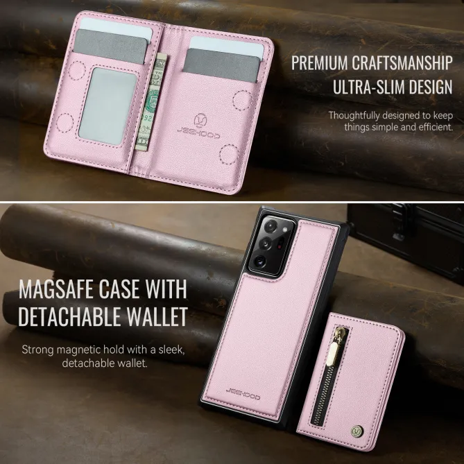 Coque Samsung Galaxy Note 20 Ultra Portefeuille Zippé MagSafe J12