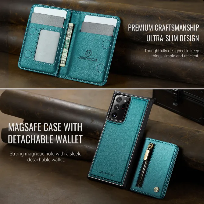 Coque Samsung Galaxy Note 20 Ultra Portefeuille Zippé MagSafe J12