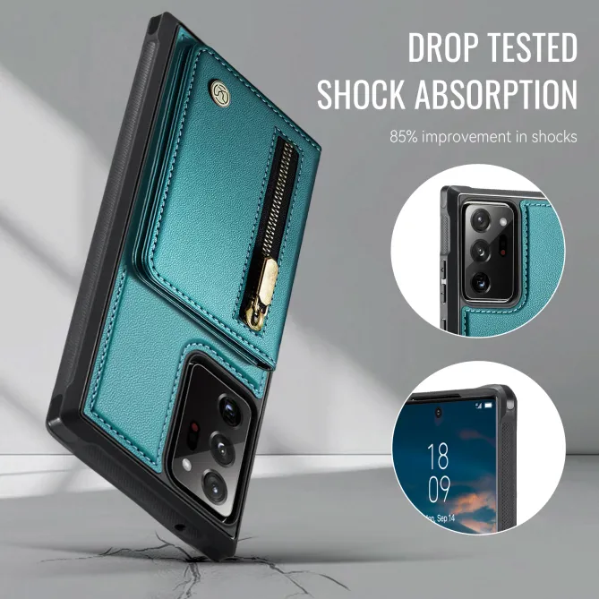Coque Samsung Galaxy Note 20 Ultra Portefeuille Zippé MagSafe J12