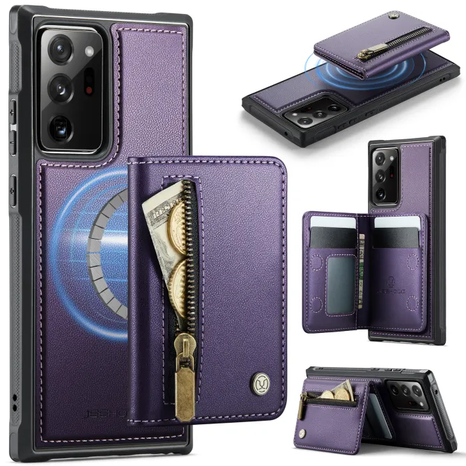 Coque Samsung Galaxy Note 20 Ultra Portefeuille Zippé MagSafe J12