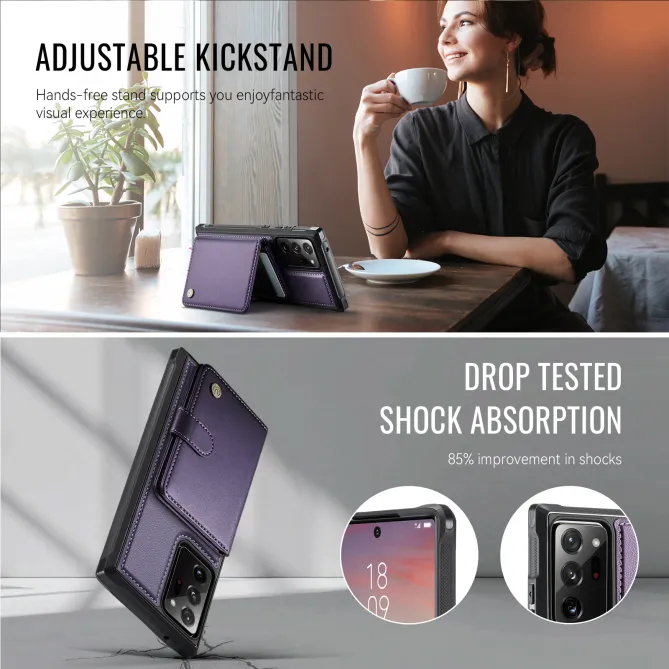 Coque Samsung Galaxy Note 20 Ultra Portefeuille Détachable J09