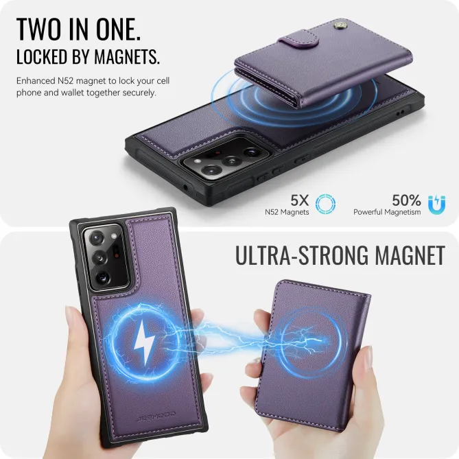 Coque Samsung Galaxy Note 20 Ultra Portefeuille Détachable J09