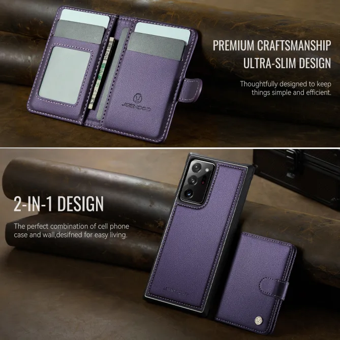 Coque Samsung Galaxy Note 20 Ultra Portefeuille Détachable J09