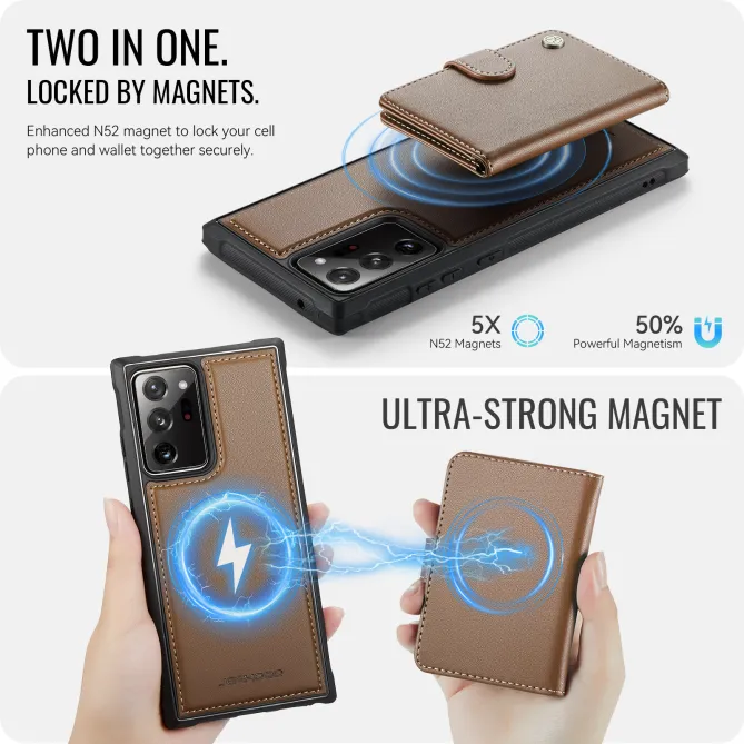 Coque Samsung Galaxy Note 20 Ultra Portefeuille Détachable J09