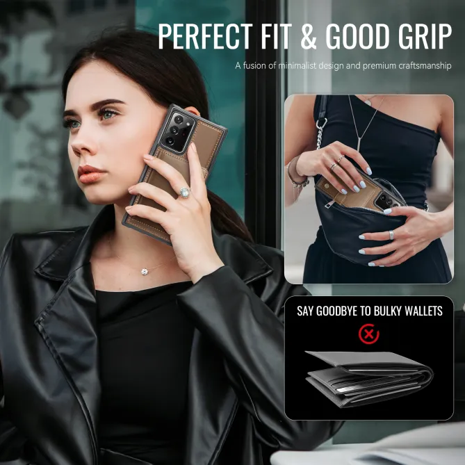 Coque Samsung Galaxy Note 20 Ultra Portefeuille Détachable J09