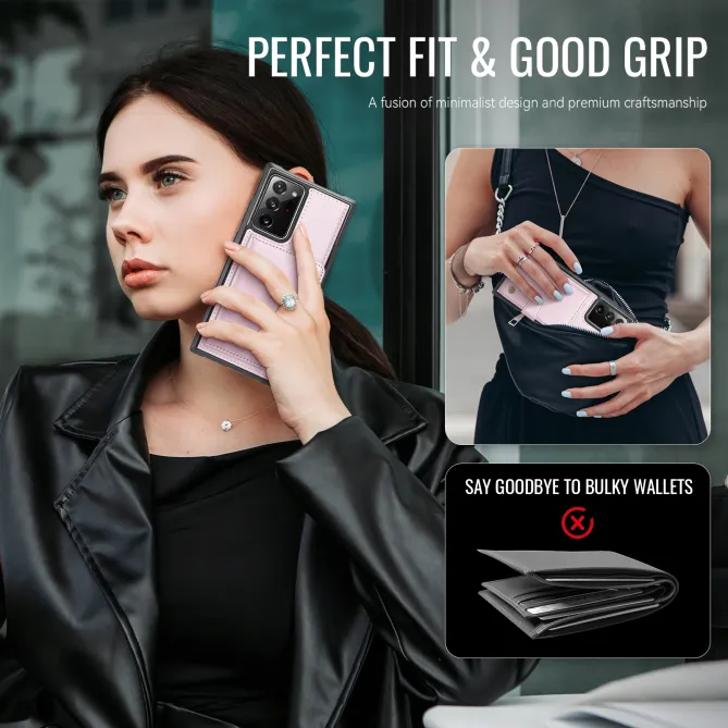Coque Samsung Galaxy Note 20 Ultra Portefeuille Détachable J09