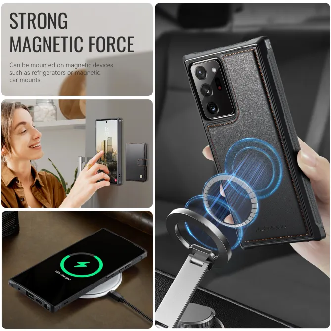Coque Samsung Galaxy Note 20 Ultra Portefeuille Détachable J09