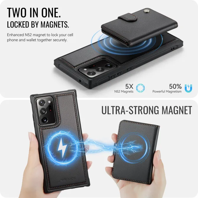 Coque Samsung Galaxy Note 20 Ultra Portefeuille Détachable J09