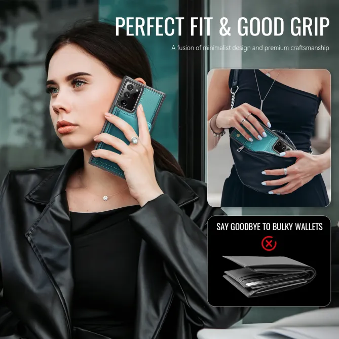 Coque Samsung Galaxy Note 20 Ultra Portefeuille Détachable J09
