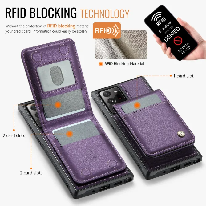 Coque Note 20 Ultra Porte-Cartes Amovible Magnétique
