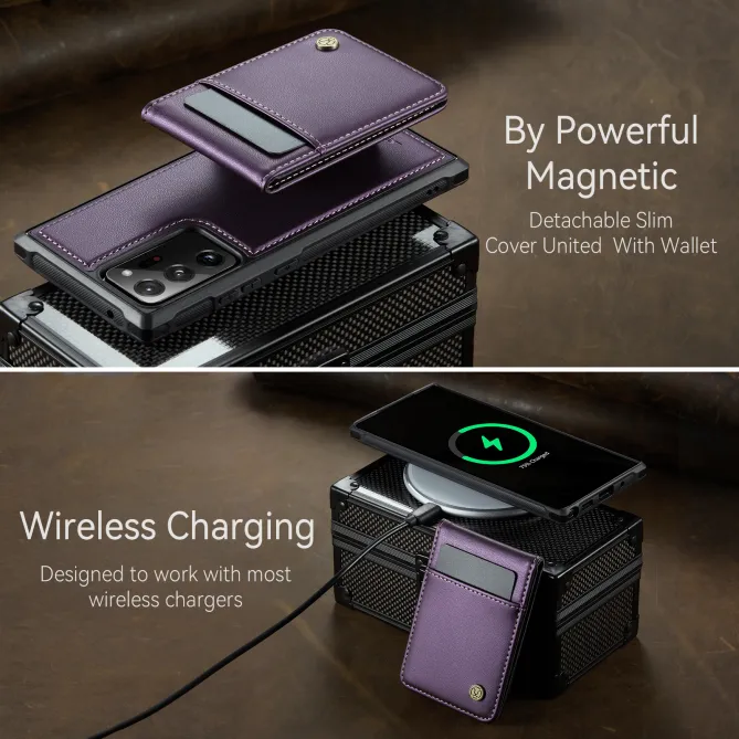 Coque Note 20 Ultra Porte-Cartes Amovible Magnétique