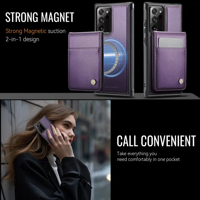 Coque Note 20 Ultra Porte-Cartes Amovible Magnétique
