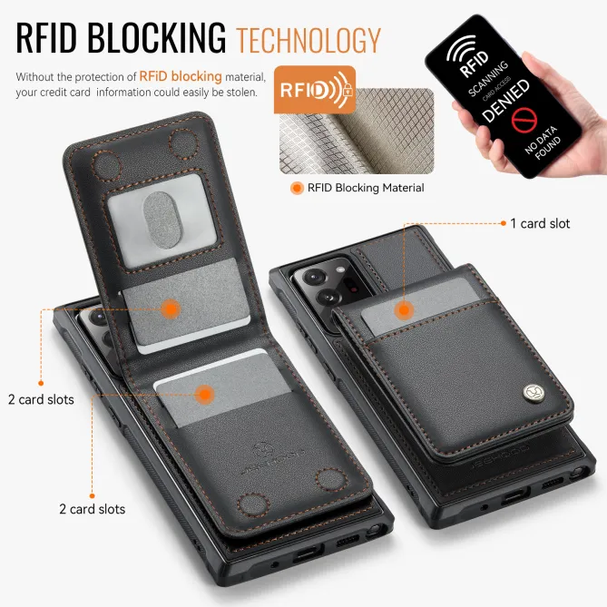 Coque Note 20 Ultra Porte-Cartes Amovible Magnétique