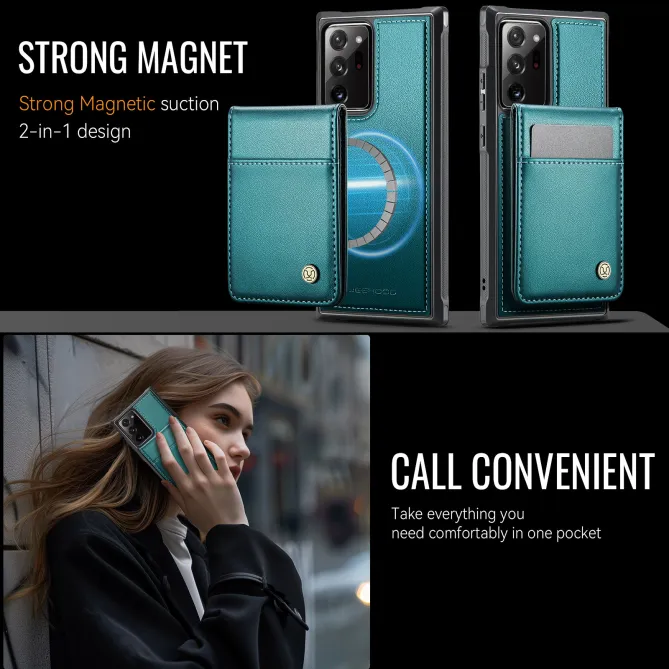 Coque Note 20 Ultra Porte-Cartes Amovible Magnétique