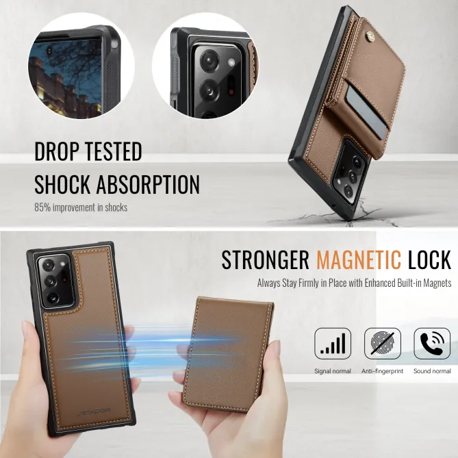 Coque Note 20 Ultra Porte-Cartes Amovible Magnétique