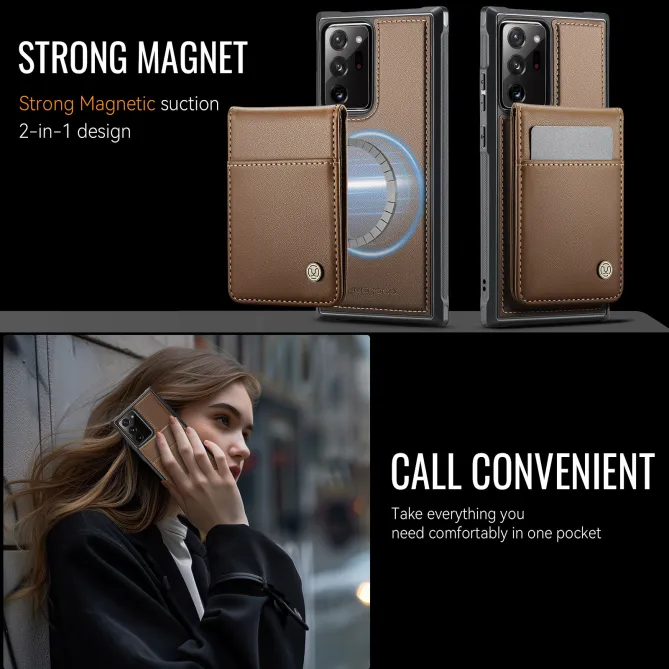 Coque Note 20 Ultra Porte-Cartes Amovible Magnétique