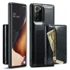 Coque Note 20 Ultra Pailletée Portefeuille Zippé Amovible