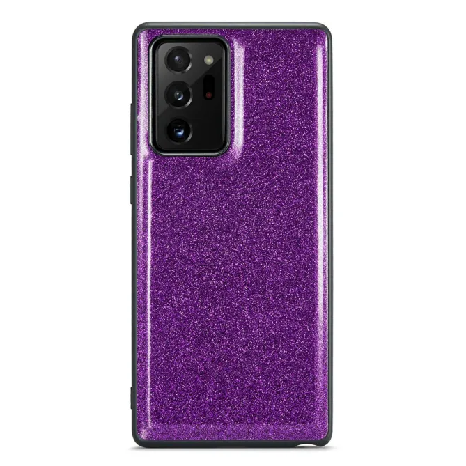 Coque Note 20 Ultra Pailletée Portefeuille Zippé Amovible