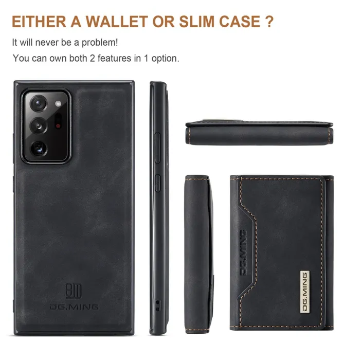 Coque Samsung Galaxy Note 20 Ultra Portefeuille Tri-Fold Magnétique M2